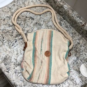 Vintage Cotton Loom Bag